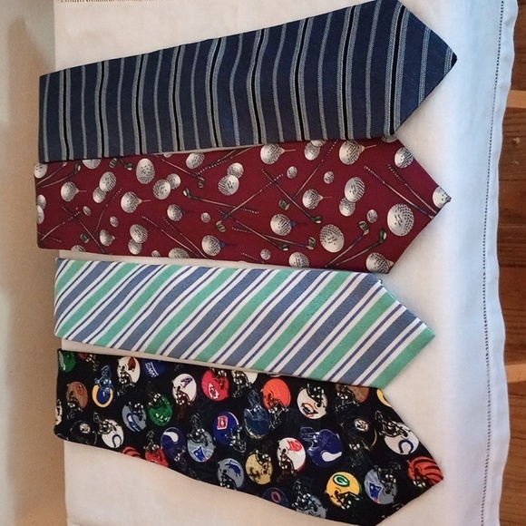 Tommy Hilfiger Other - FOUR GREAT TIES: TOMMY HILFIGER,  TEAM NFL, PRESTIGE, PRESWICK & MOORE